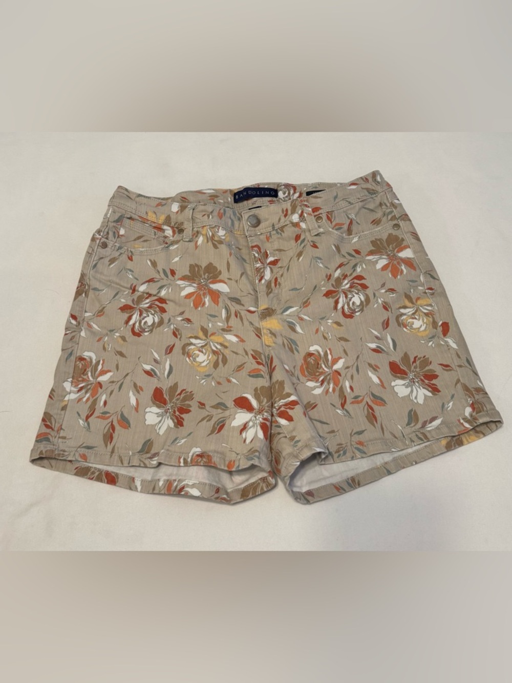 Bandolino Lisbeth shorts size 10.  EUC.  Fantastic print.  Stretchy material.